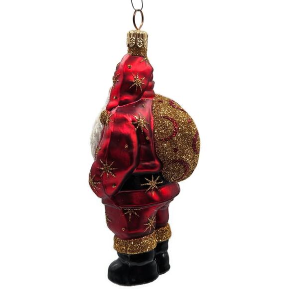 Patricia Breen Nordstrom Santa Claus Red Moon Star Celestial Christmas Ornament - Picture 8 of 10